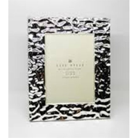 Jiallo 4 x 6 in. Plated Photo Frame - Crinkled Border 81354